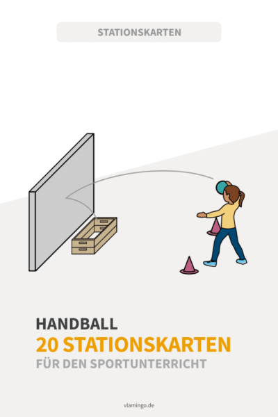 Handball - 20 Stationskarten für den Sportunterricht