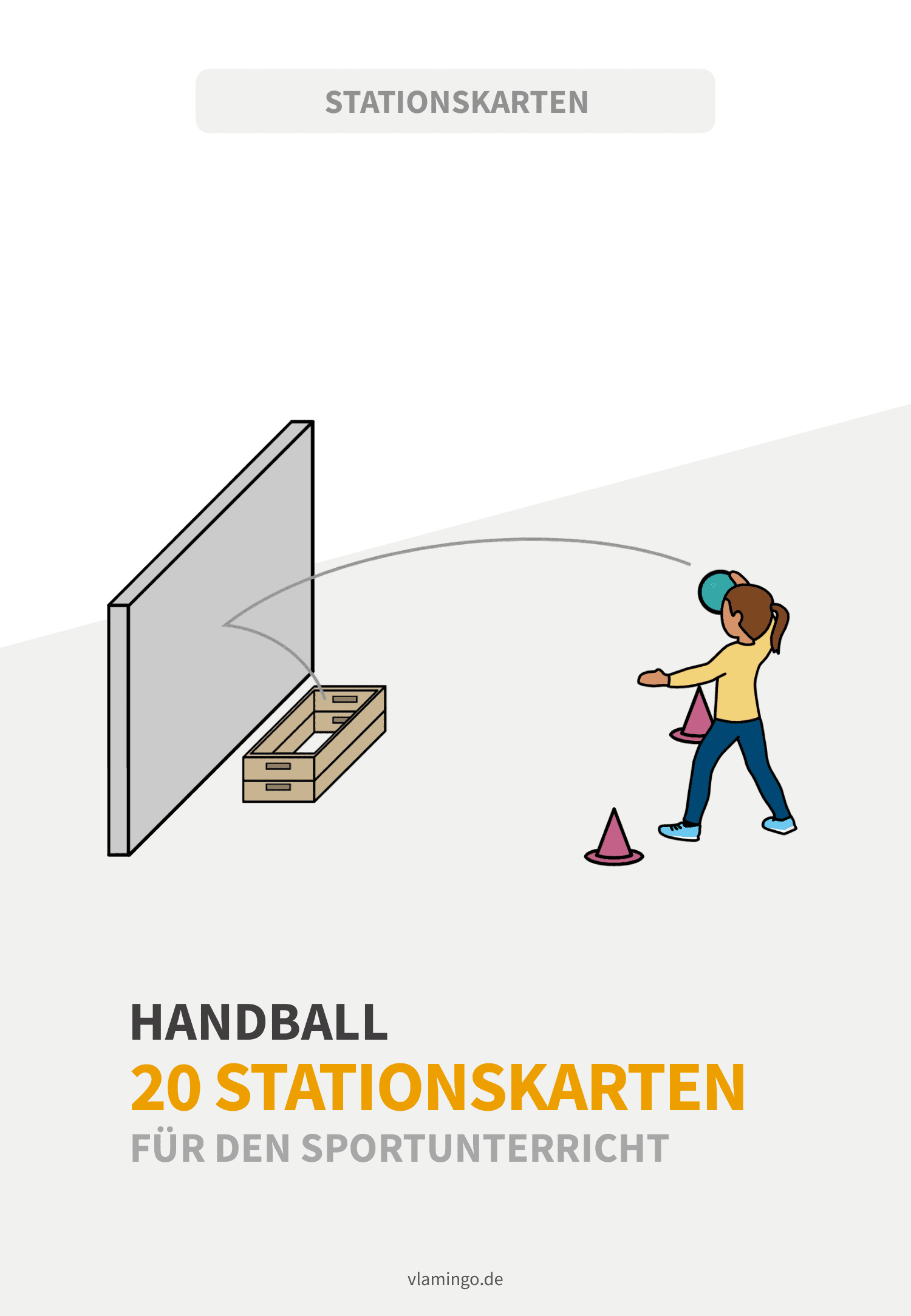 Handball - 20 Stationskarten für den Sportunterricht Handball - 20 Stationskarten für den Sportunterricht