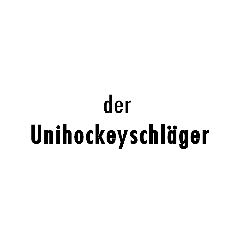 Unihockeyschläger -Schriftkarte #sportunterricht #unihockey #grundschule #sekundarstufe