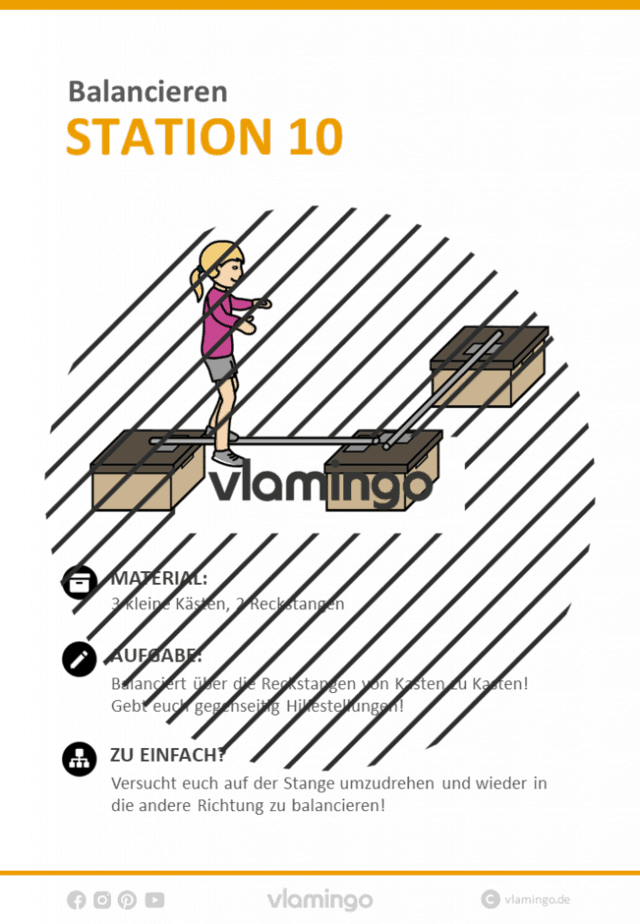 Balancieren & Gleichgewicht - Station 10