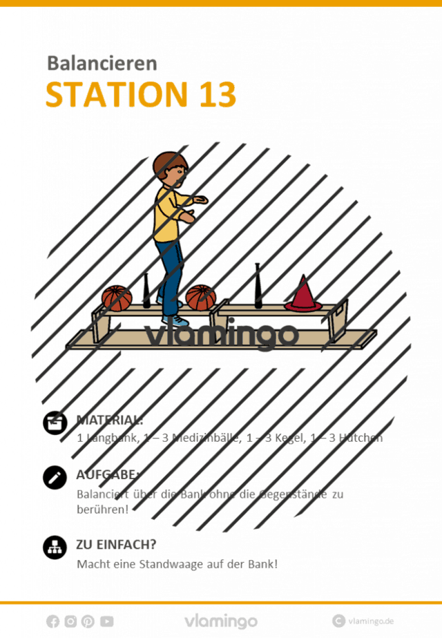 Balancieren & Gleichgewicht - Station 13