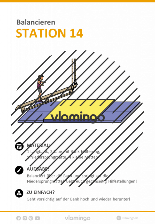 Balancieren & Gleichgewicht - Station 14
