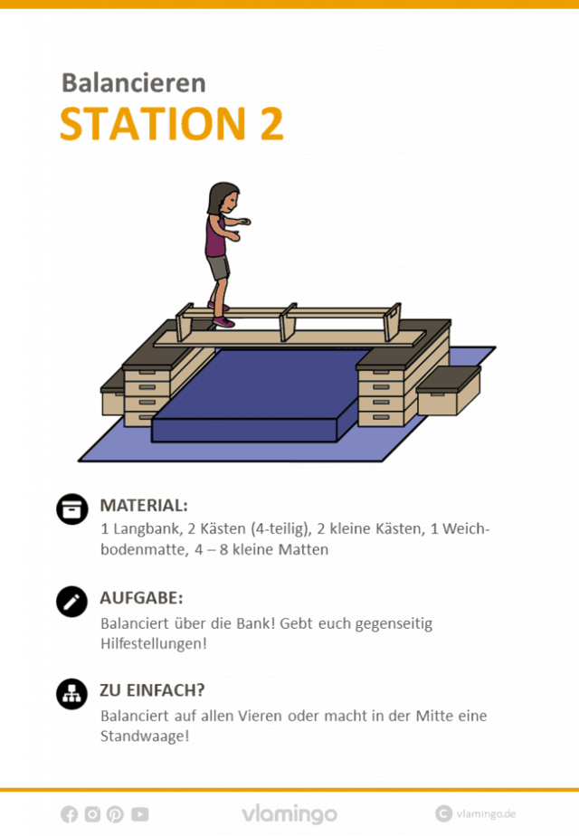 Balancieren & Gleichgewicht - Station 2