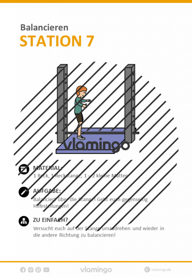 Balancieren & Gleichgewicht - Station 7