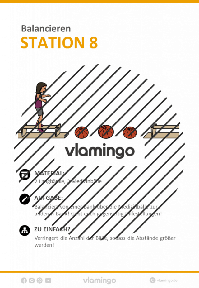 Balancieren & Gleichgewicht - Station 8