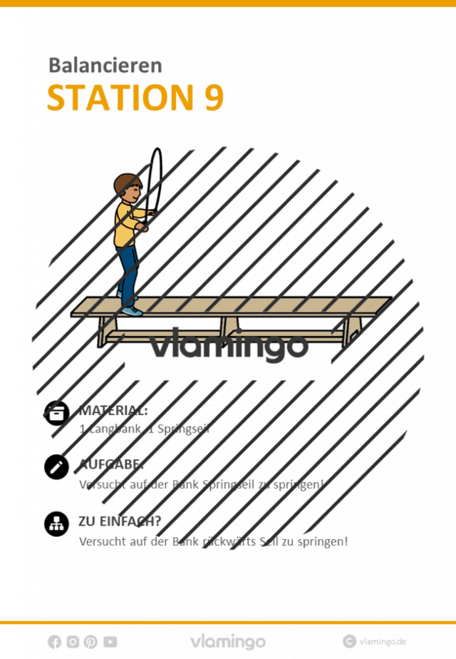 Balancieren & Gleichgewicht - Station 9
