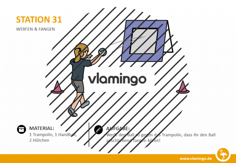 Station 31 - Werfen & Fangen (Partner-Übung)