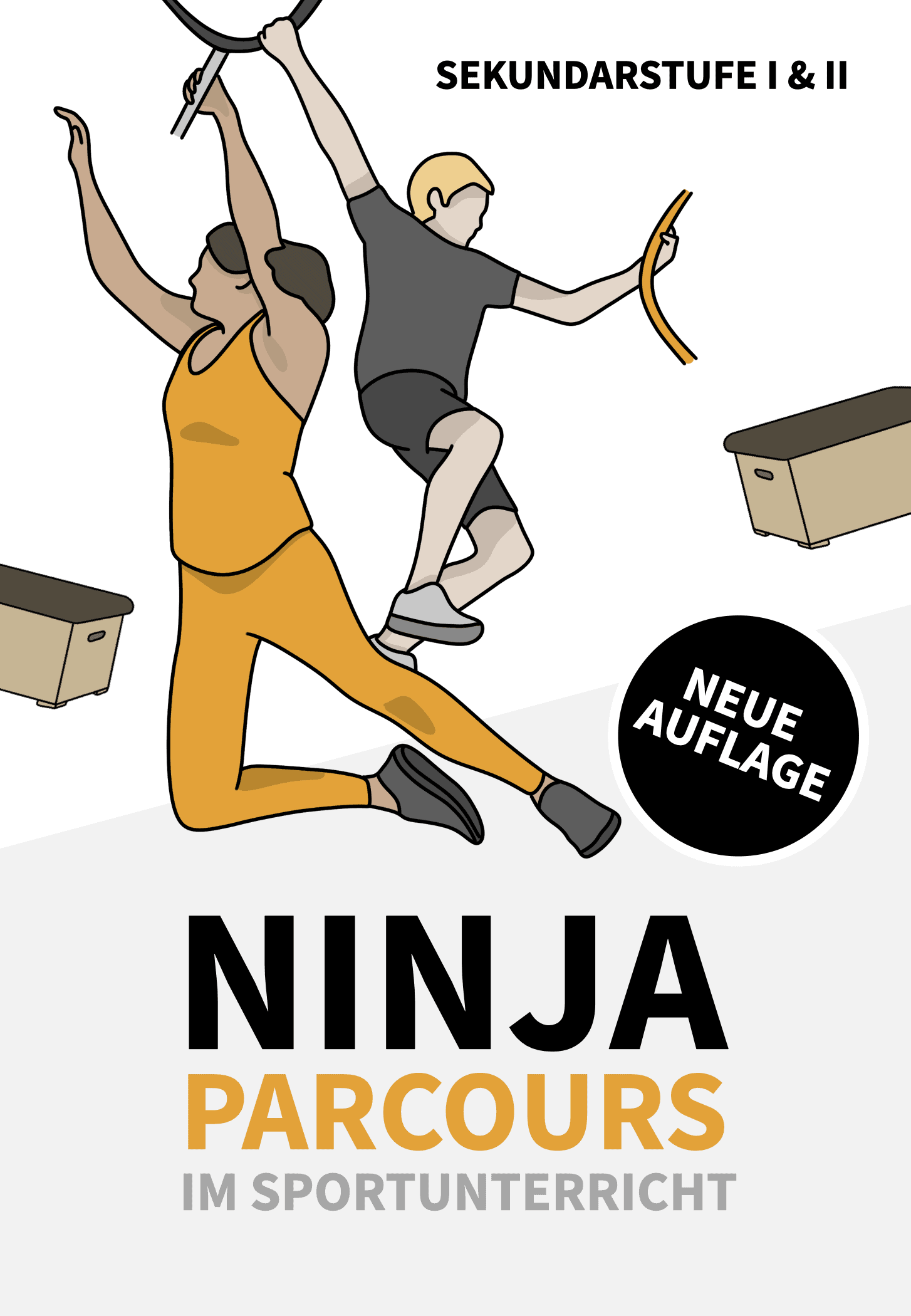 Ninja Parcours (Ninja Warrior) - 60+ Stationskarten für den Sportunterricht