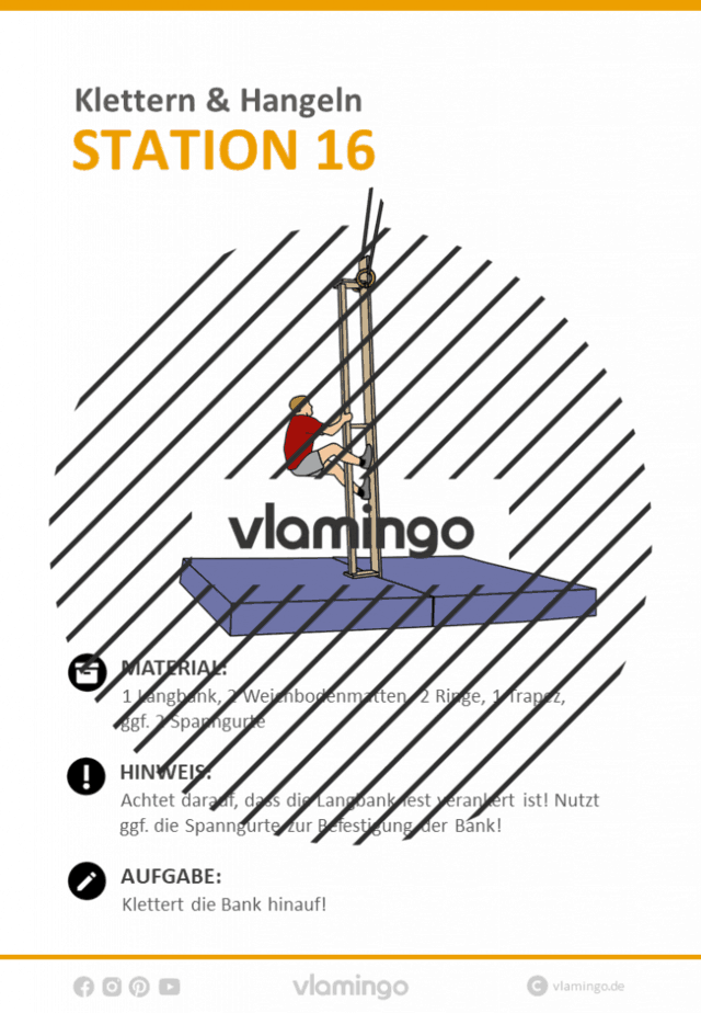 Station 16 - Klettern & Hangeln im Sportunterricht