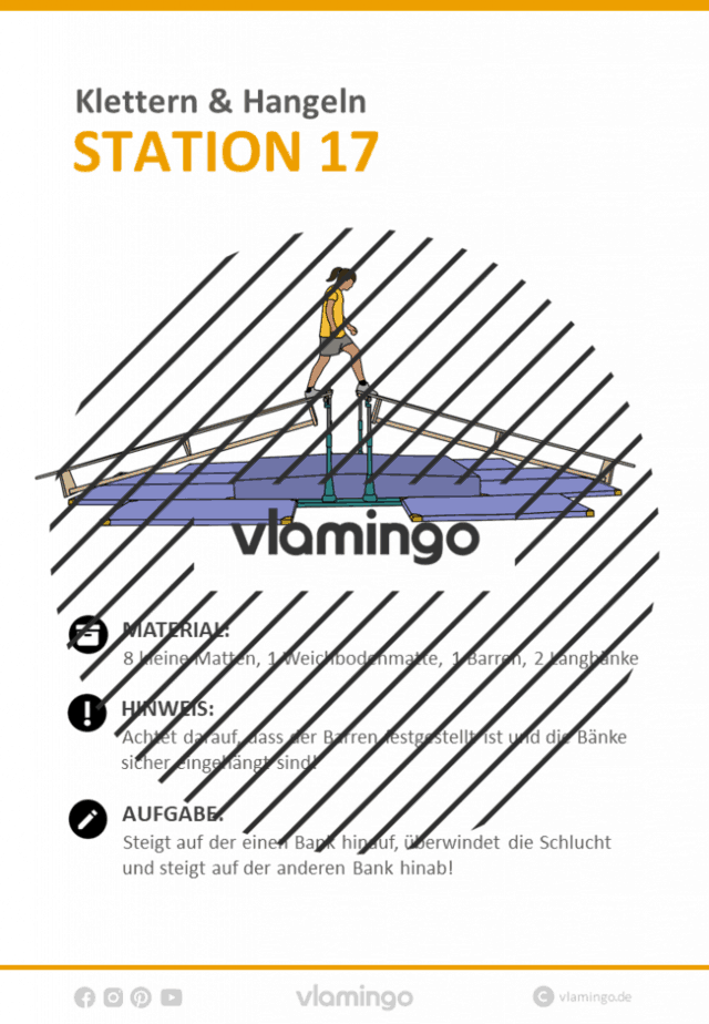 Station 17 - Klettern & Hangeln im Sportunterricht