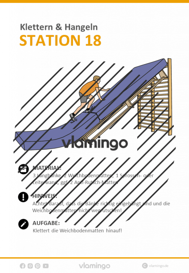 Station 18 - Klettern & Hangeln im Sportunterricht