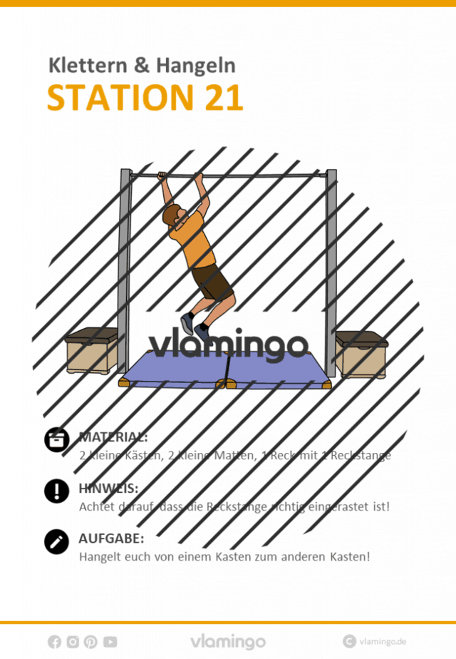 Station 21 - Klettern & Hangeln im Sportunterricht