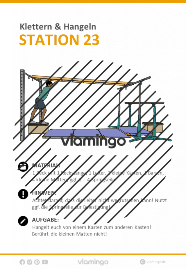 Station 23 - Klettern & Hangeln im Sportunterricht