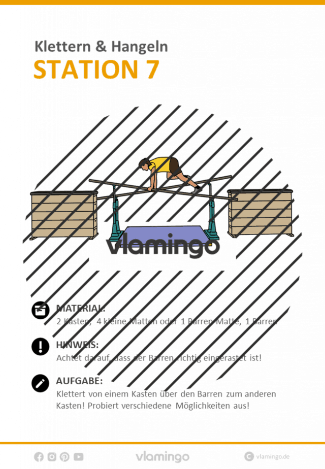 Station 7 - Klettern & Hangeln im Sportunterricht