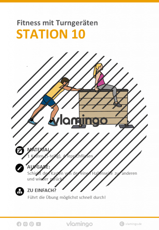 Station 10 Geräte Fitness im Sportunterricht Station 10 - Geräte-Fitness im Sportunterricht