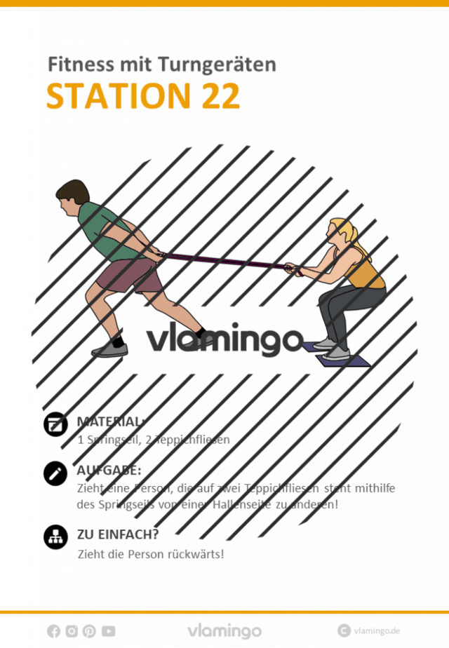 Station 22 - Fitness mit Geräten im Sportunterricht
