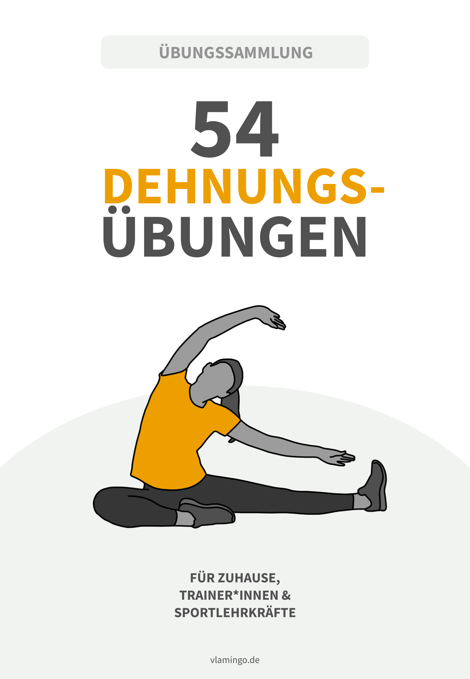 54 Dehnübungen für den Sporunterricht, zuhause & Verein Beweglichkeit - 54 Dehnübungen