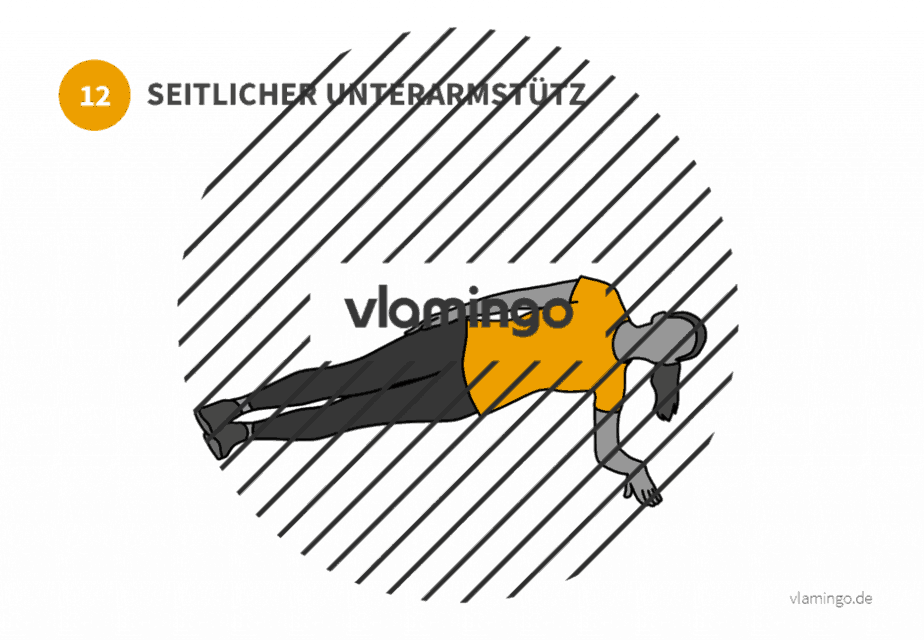 bung 12 Seitlicher Unterarmstütz Übung 12 - Seitlicher Unterarmstütz