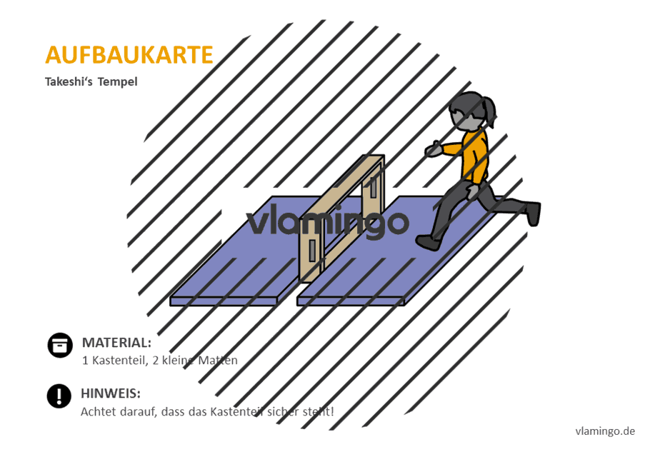 Takeshis Castle - Aufbaukarte - Tunnel 3