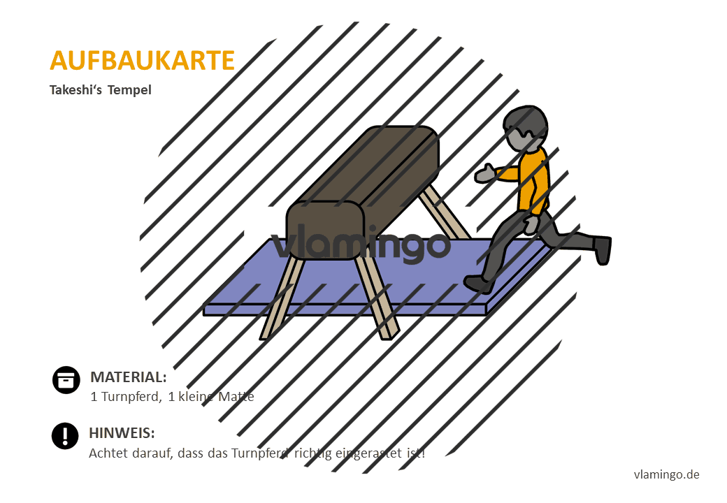 Takeshis Castle - Aufbaukarte - Tunnel 4