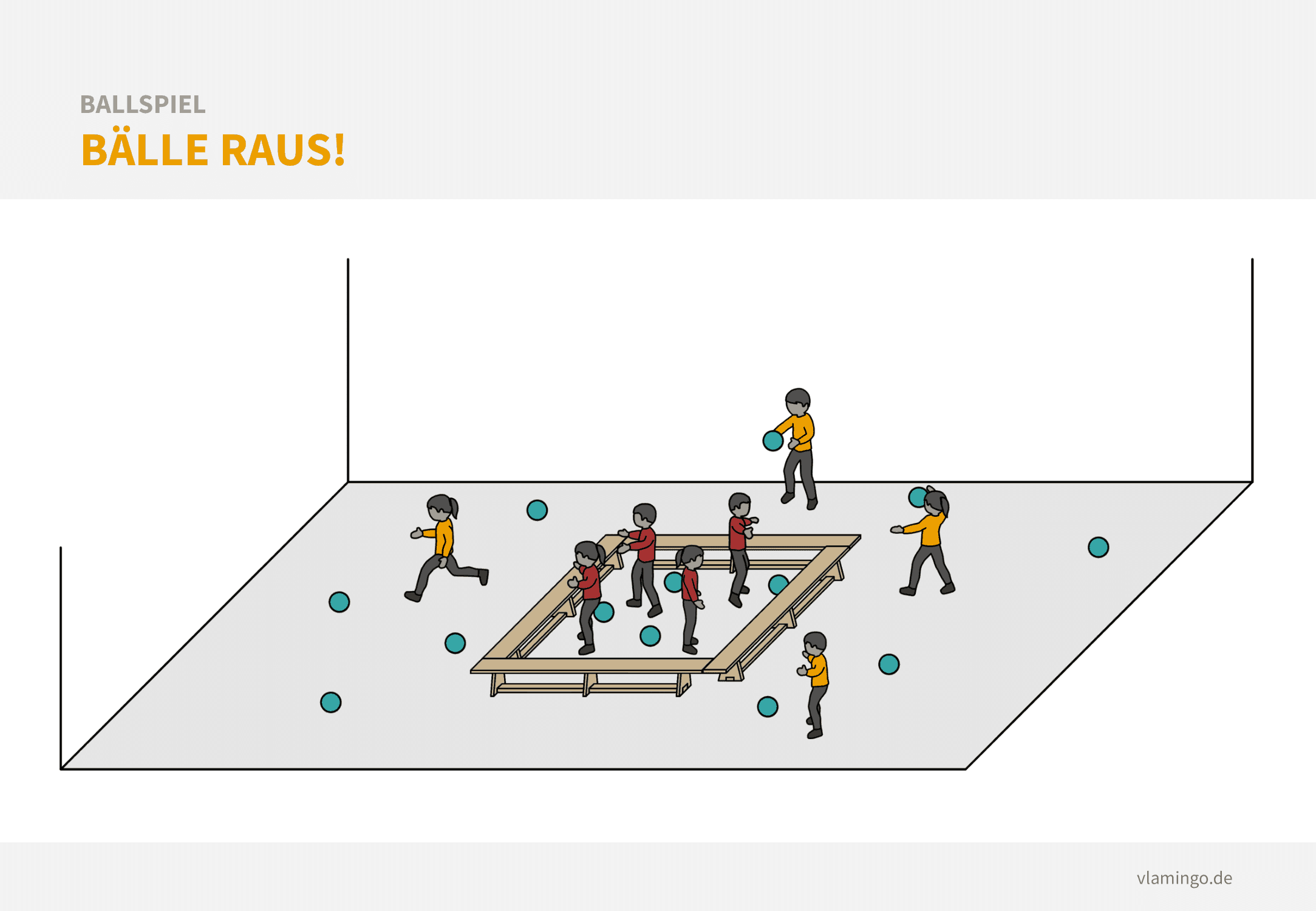 Ballspiel: Bälle raus!