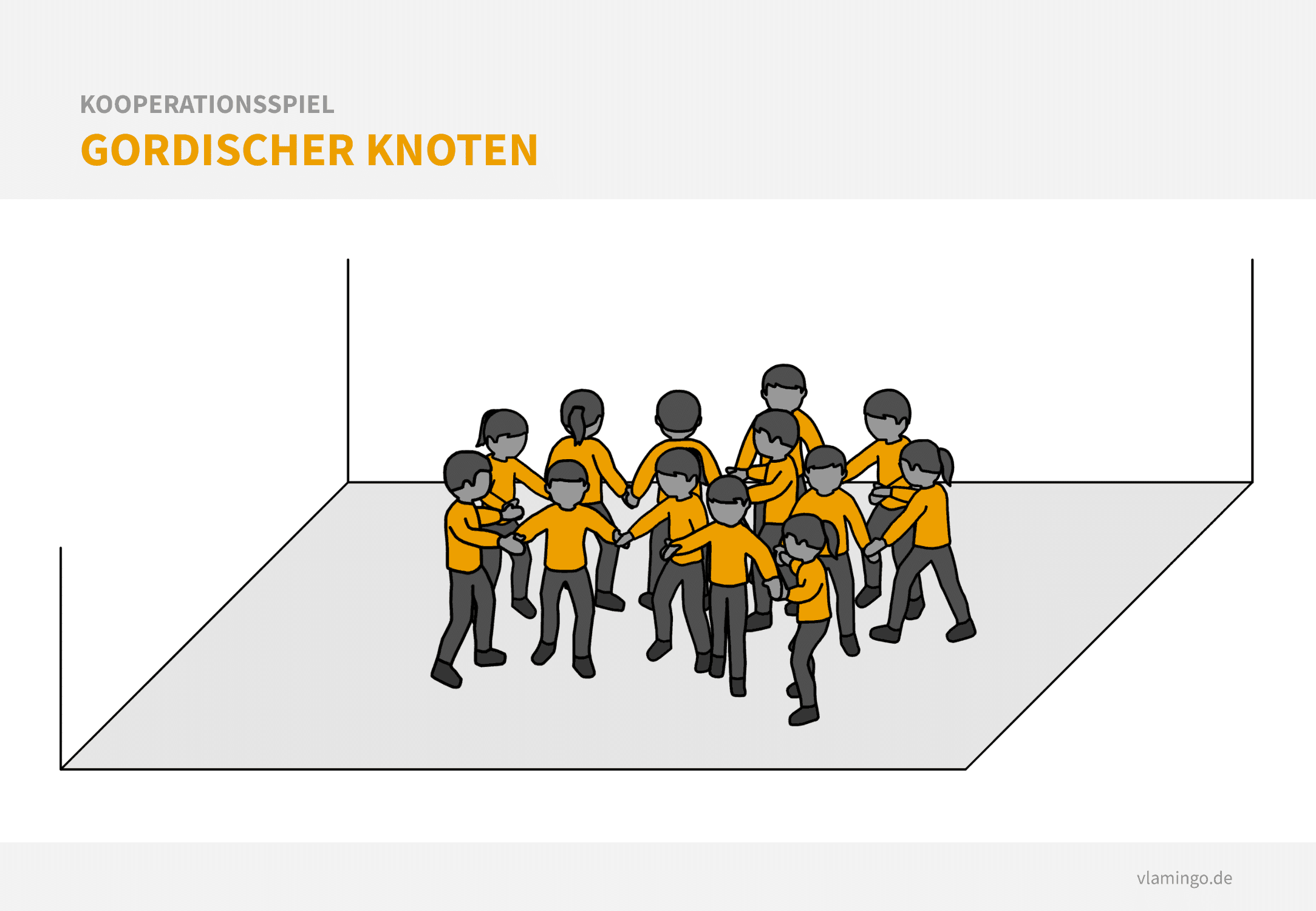 Kooperationsspiel - Gordischer Knoten Kooperationsspiel: Gordischer Knoten