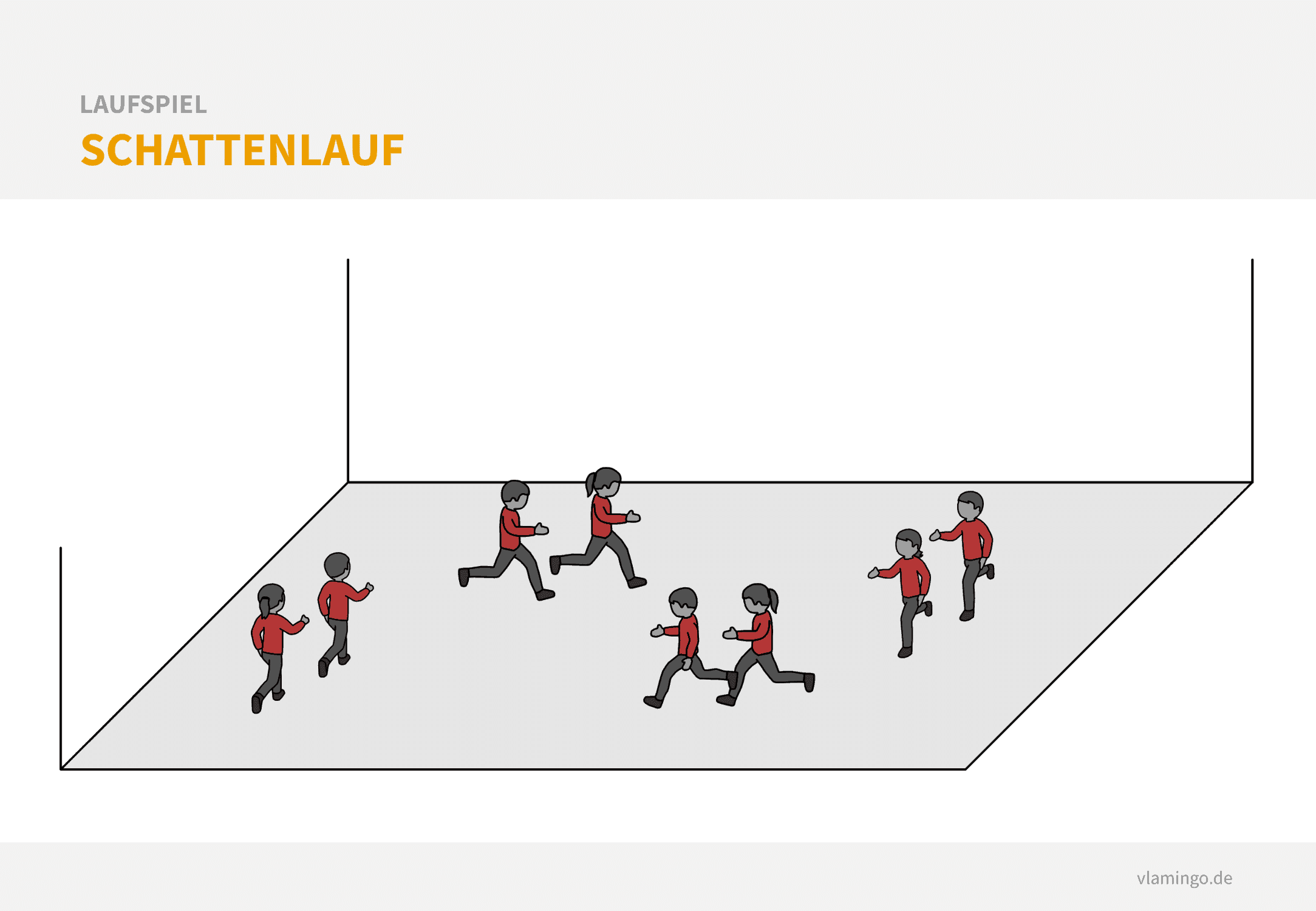 Laufspiel - Schattenlauf