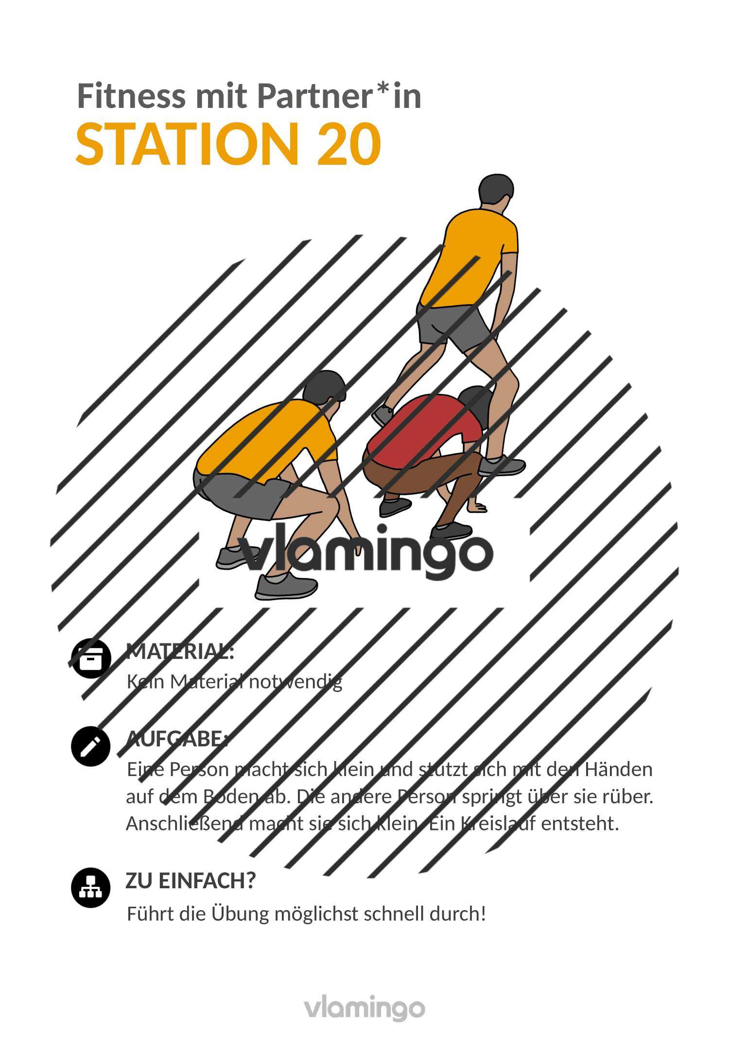 Fitness mit Partner - Übung 20 Fitness mit Partner - Übung 20
