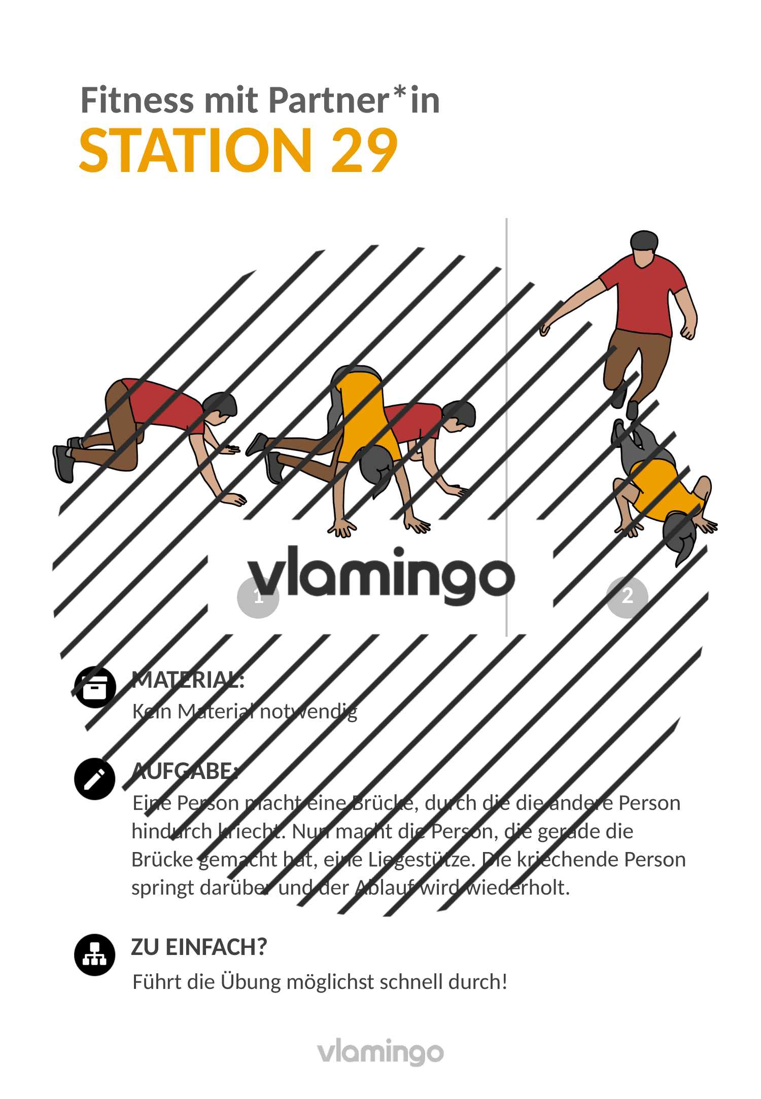 Fitness mit Partner - Übung 29 Fitness mit Partner - Übung 29