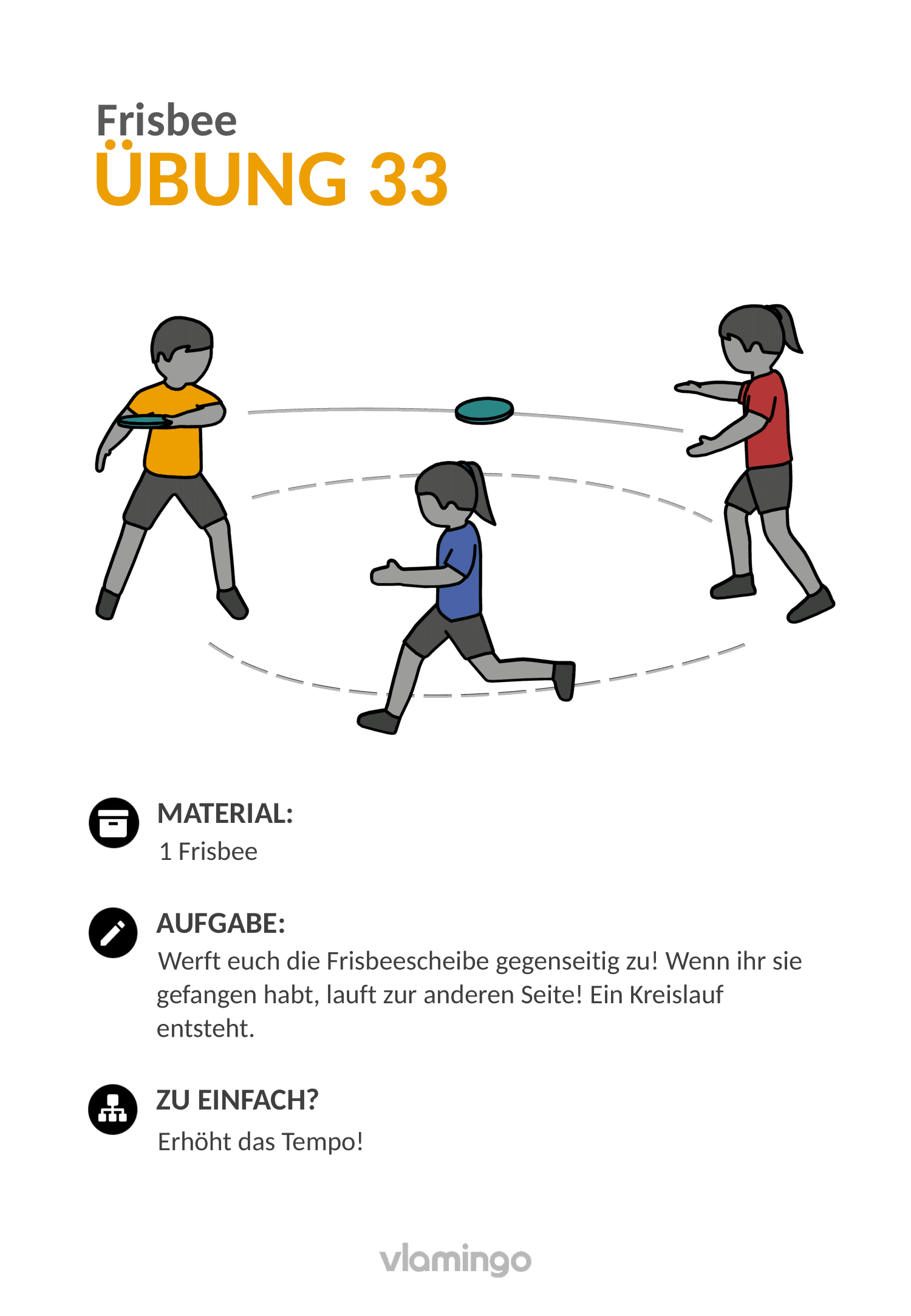 Frisbee - Übung 33 Frisbee - Übung 33