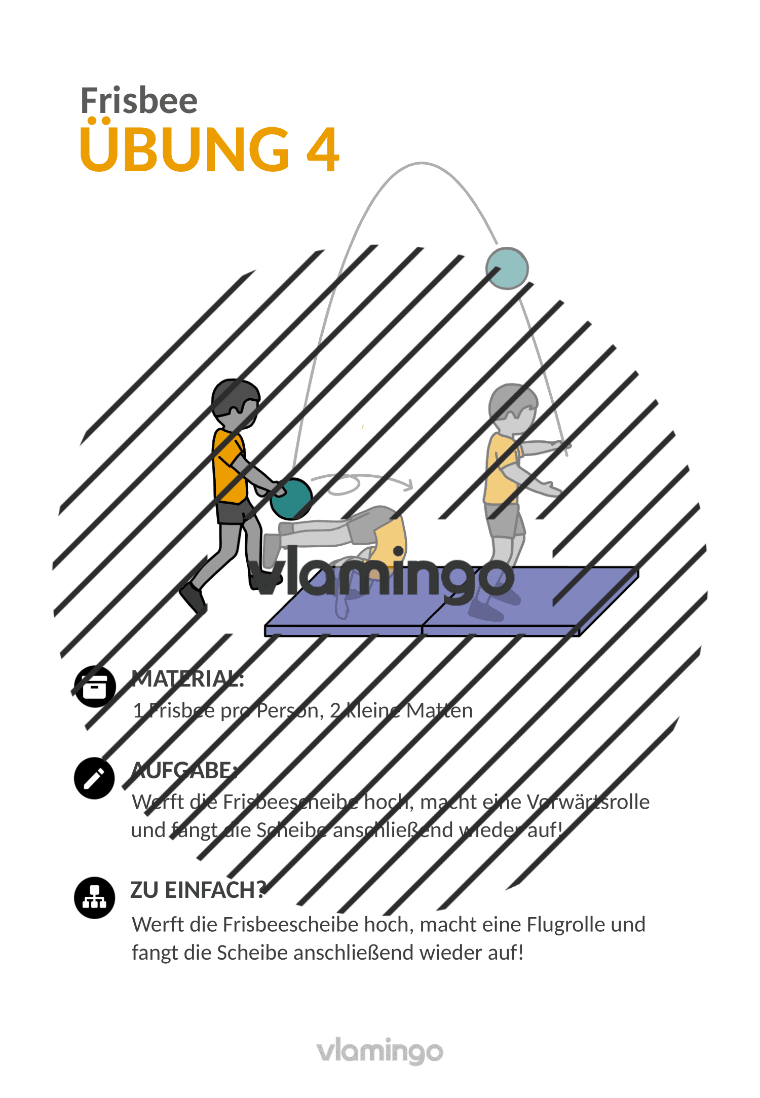 Frisbee - Übung 4 Frisbee - Übung 4