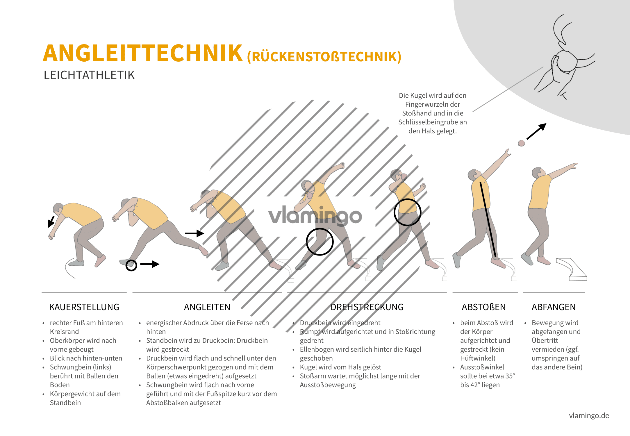 Angleittechnik (Bewegungsanalyse) - Leichtathletik