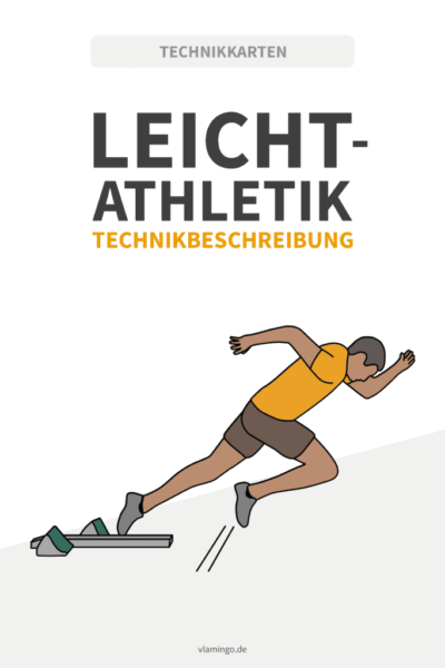 Leichtathletik Technikkarten für den Sportunterricht und Verein