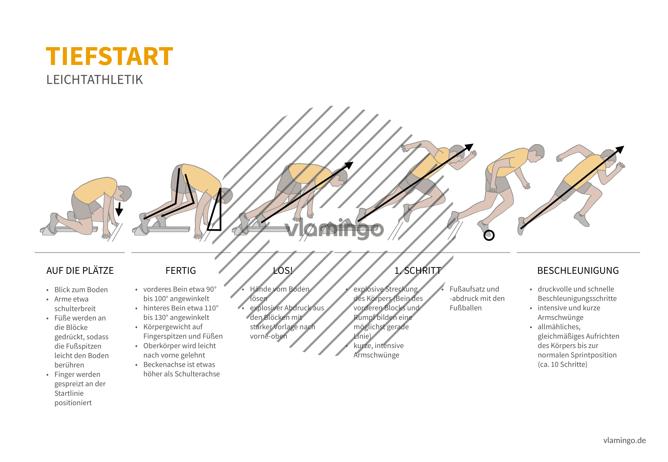 Tiefstart (Bewegungsanalyse) - Leichtathletik