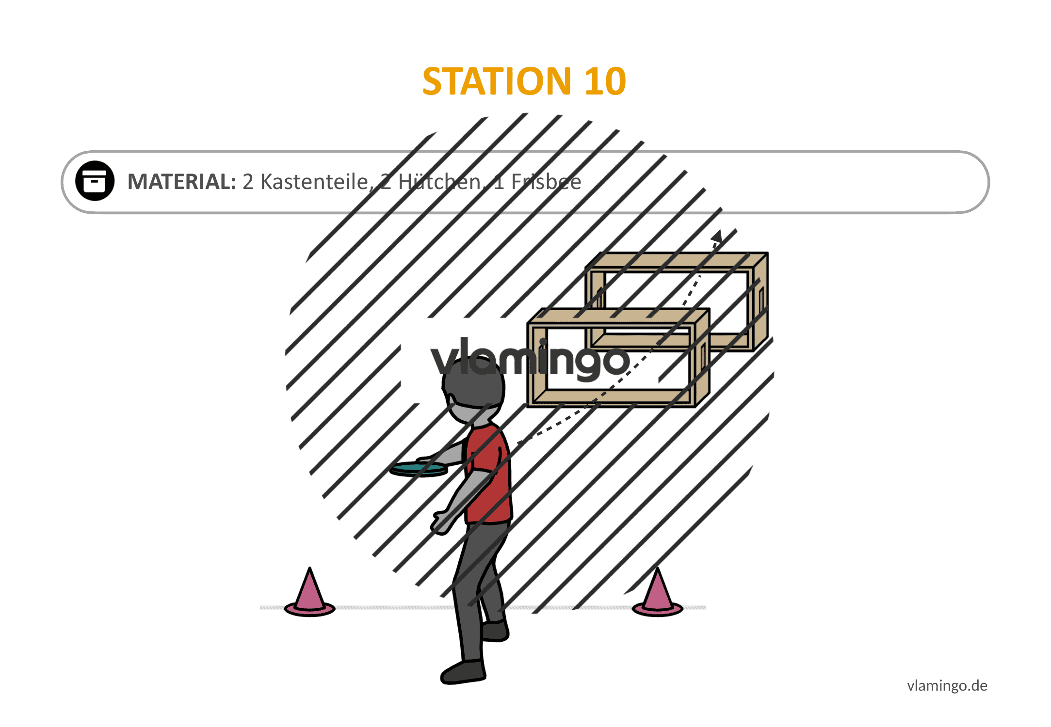 Frisbeegolf (Disc-Golf) - Station 10