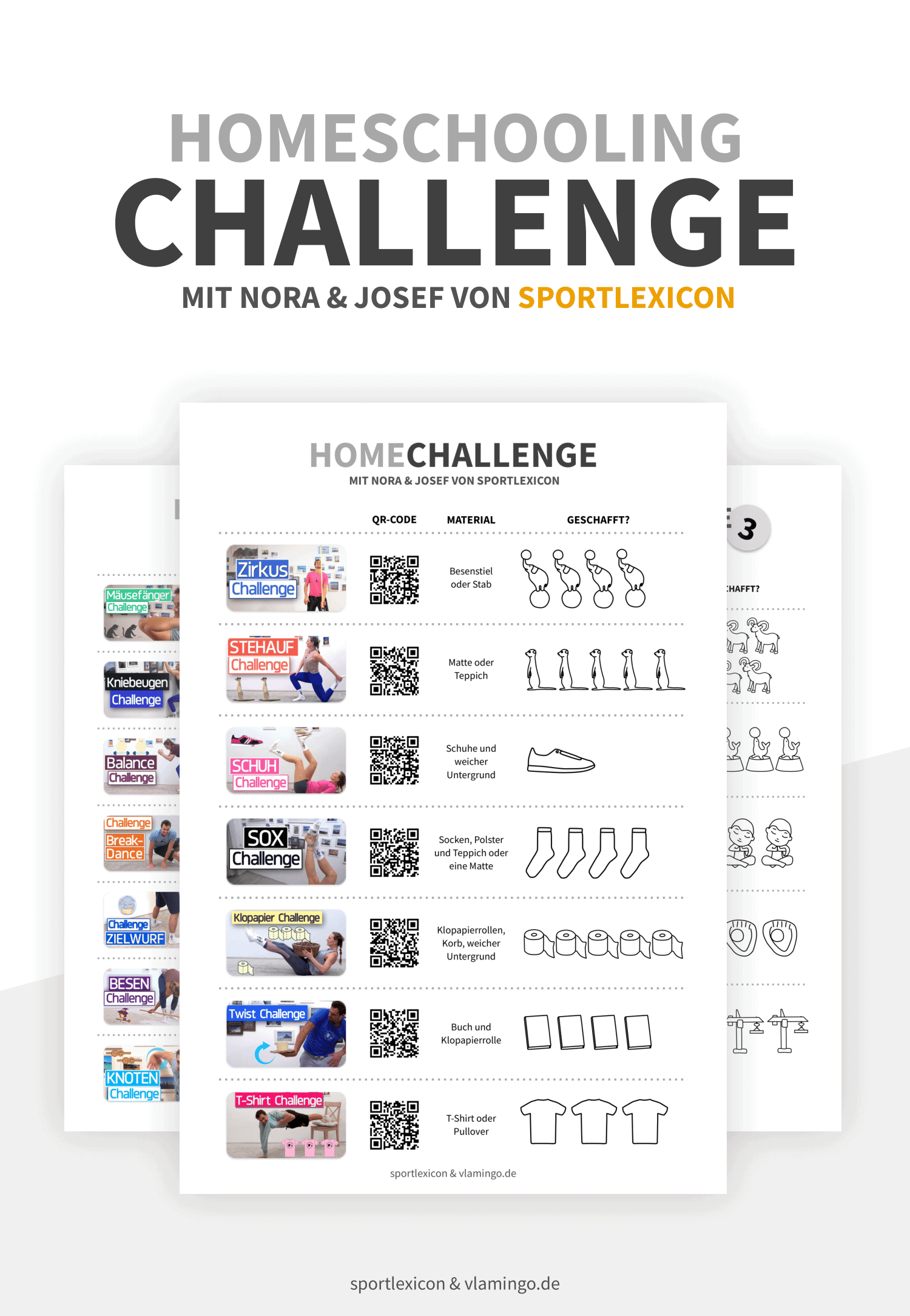 Home-Challenge mit Nora & Josef von sportlexicon Vorschaubild-1 Home-Challenge - Vorschaubild 3