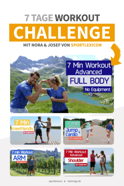 Vorschaubild 1 - 7 Tage Workout-Challenge mit Nora & Josef von sportlexicon