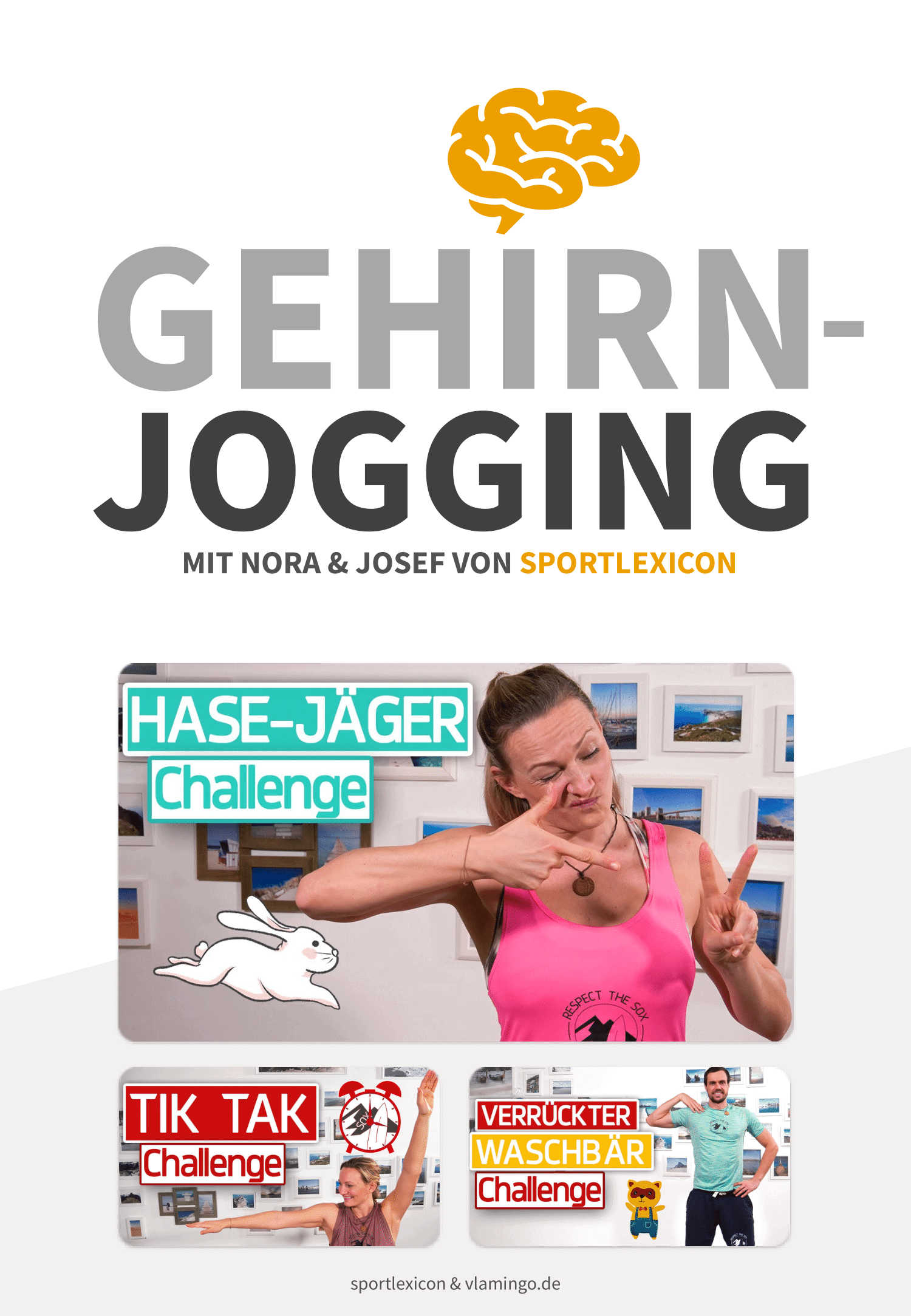 Gehirnjogging mit Nora & Josef von sportlexicon Gehirnjogging mit Nora & Josef von sportlexicon