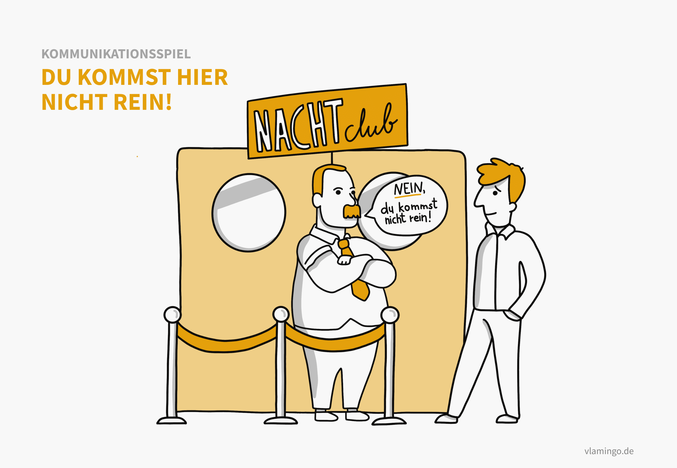 Kommunikationsspiel - Du kommst hier nicht rein! Kreisspiel: Du kommst hier nicht rein (Disco-Spiel)