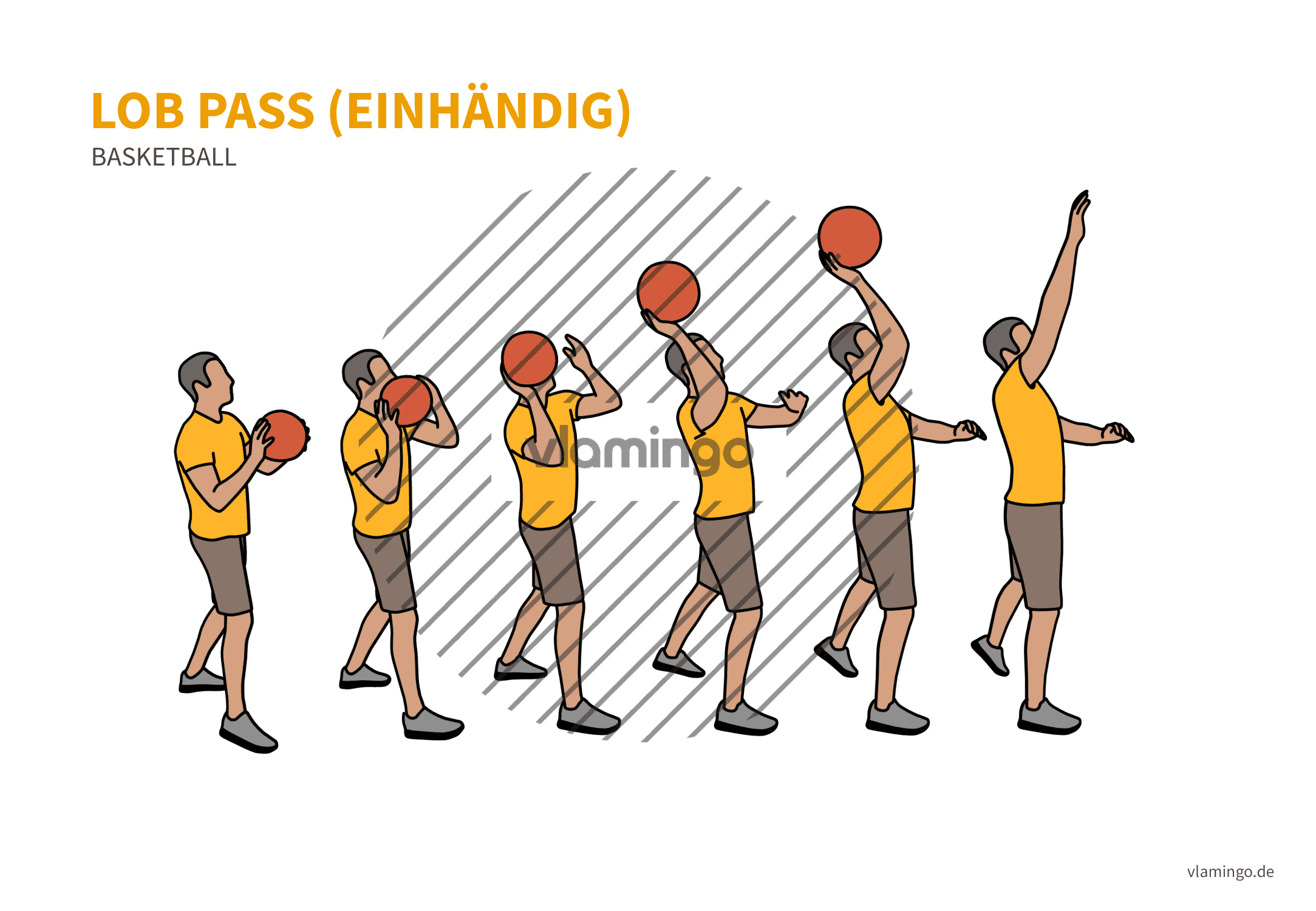 Basketball - Druckpass lang