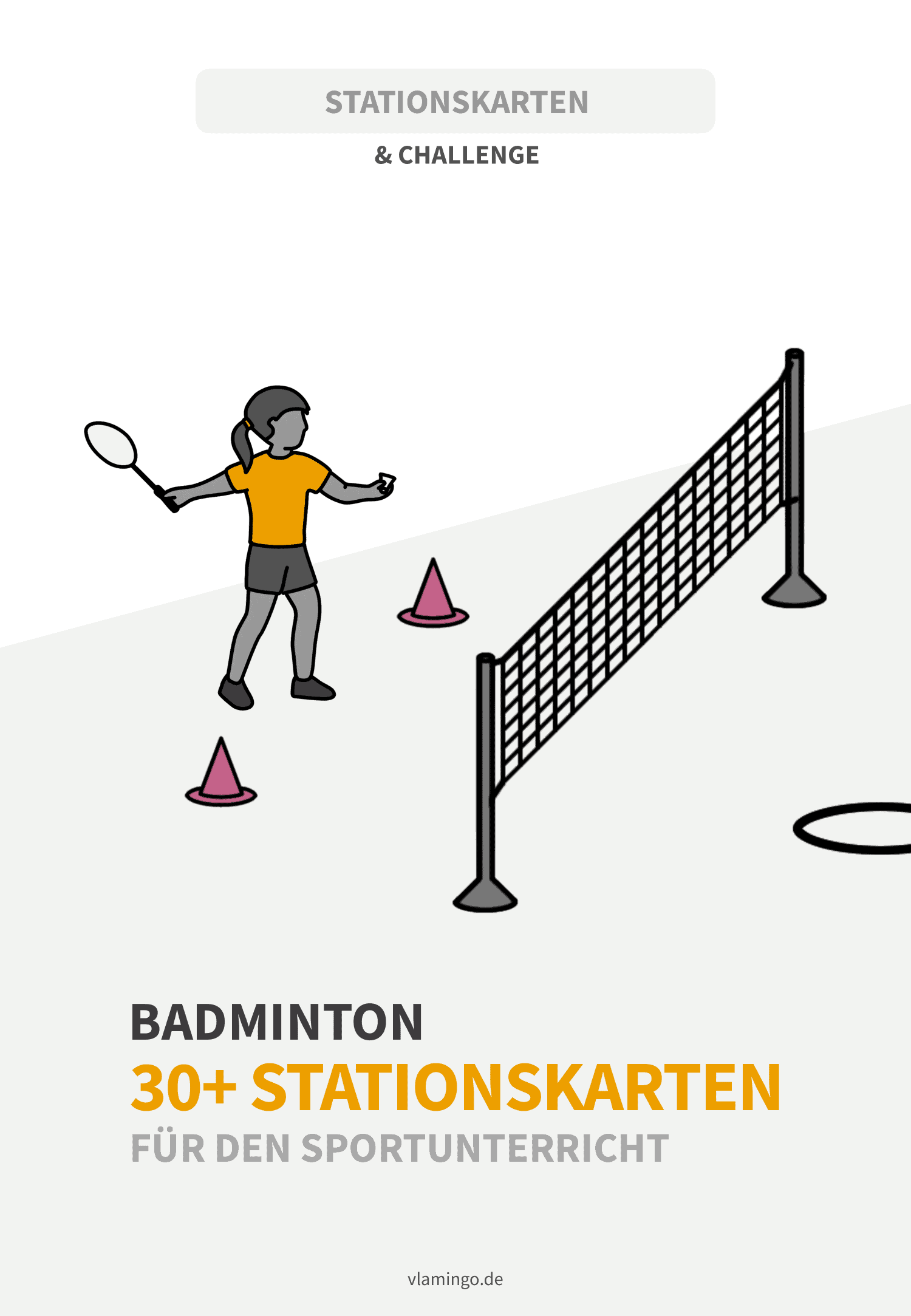 Badminton - 30+ Stationskarten