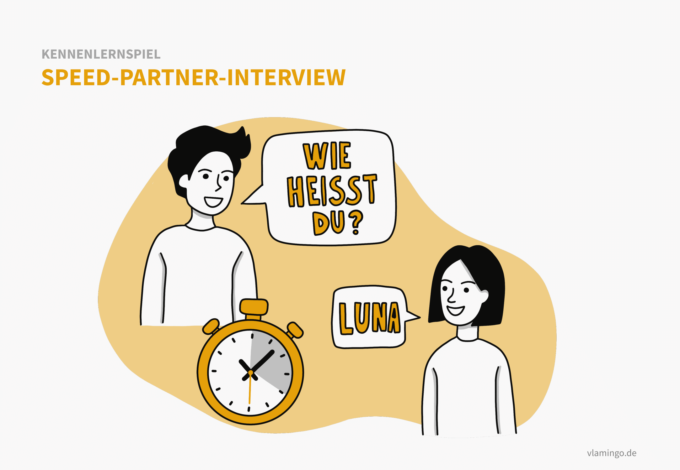 Kennenlernspiel - Speed-Partner-Interview Kennenlernspiel - Speed-Partner-Interview