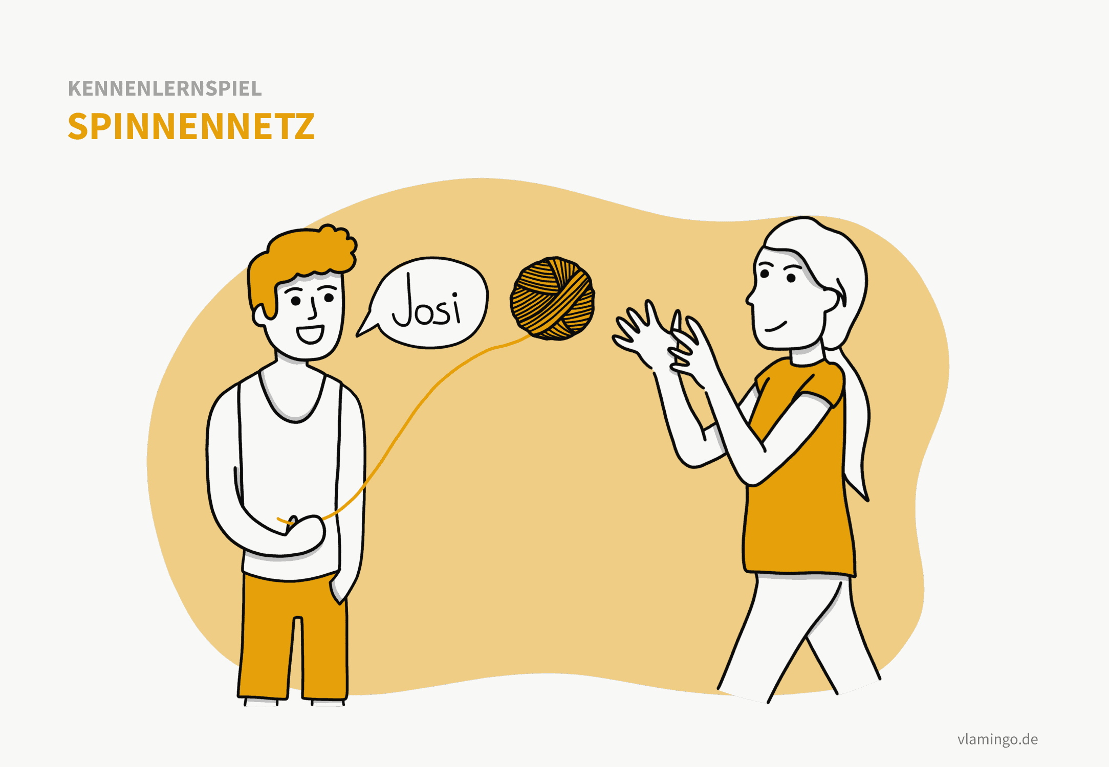 Kennenlernspiel - Spinnennetz Kennenlernspiel - Spinnennetz
