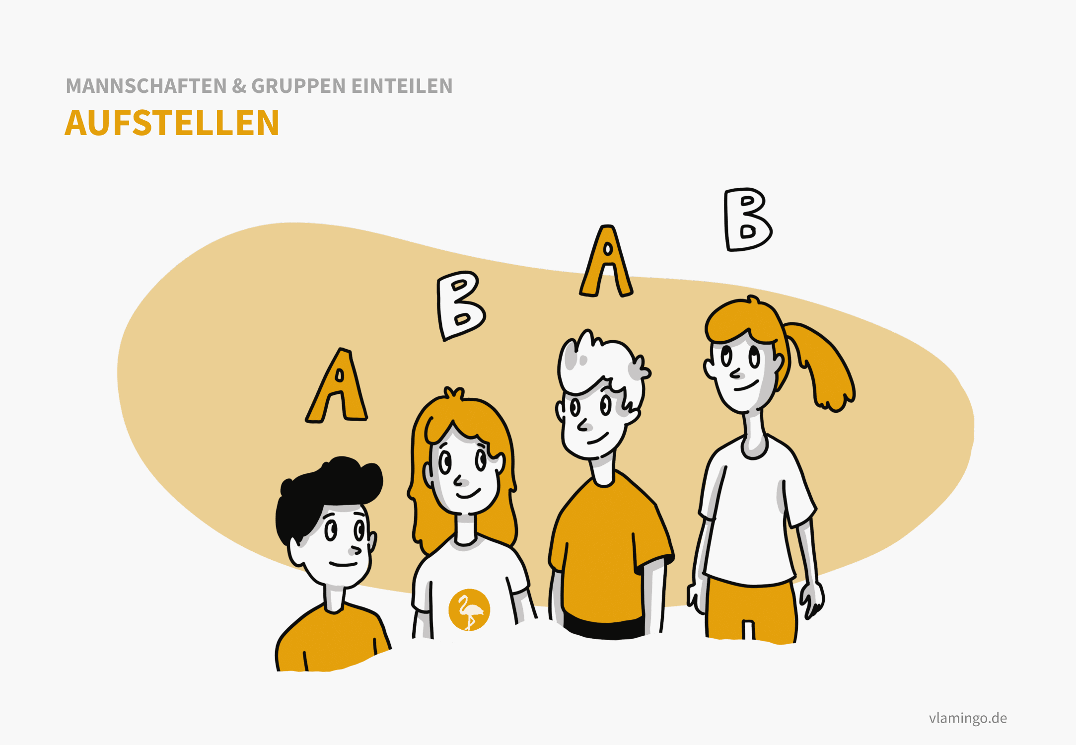 Aufstellen - Teams bilden Aufstellen - Teams bilden