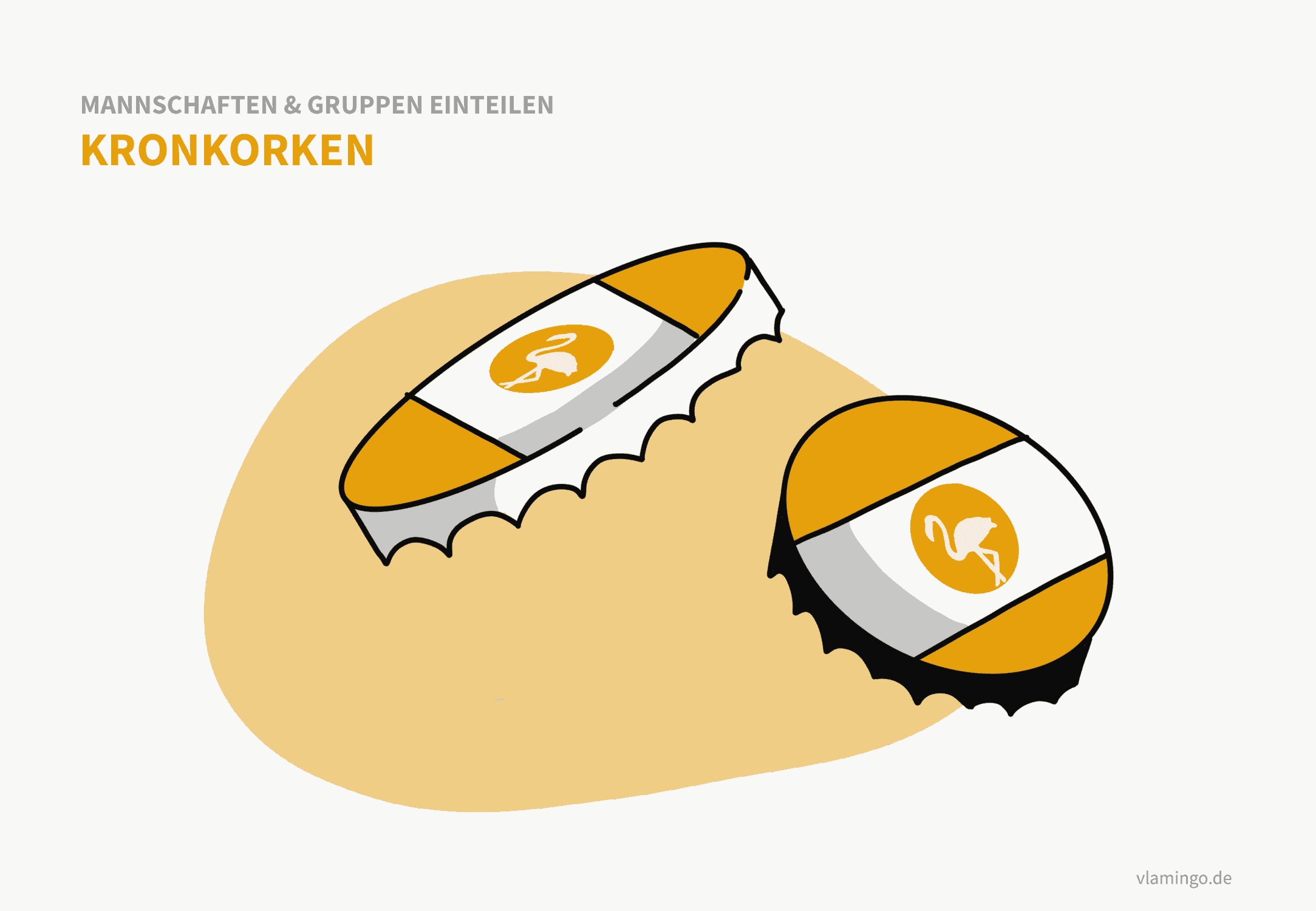 Kronkorken - Gruppenbildung Kronkorken - Gruppenbildung