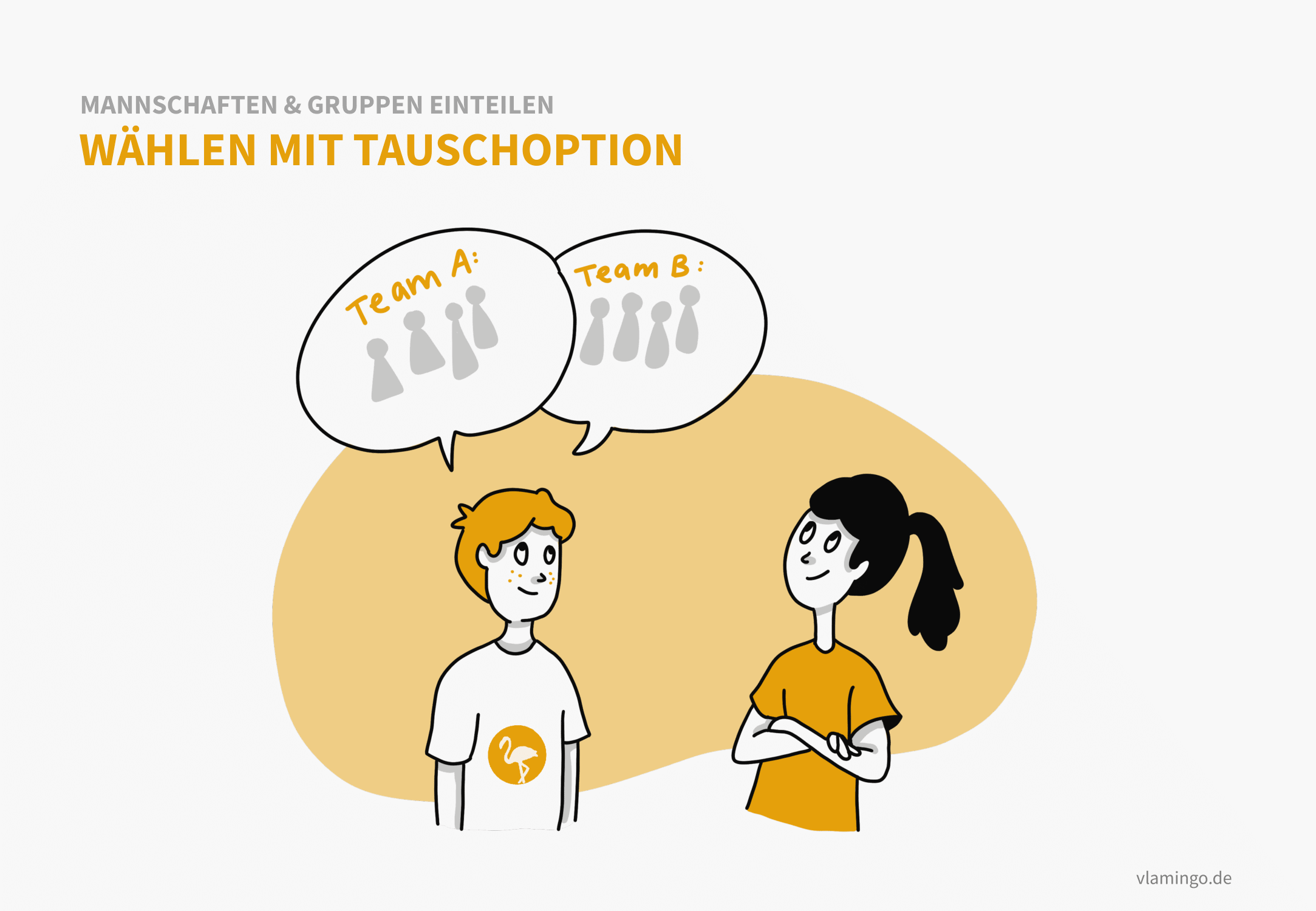 Teams wählen mit Tauschoption