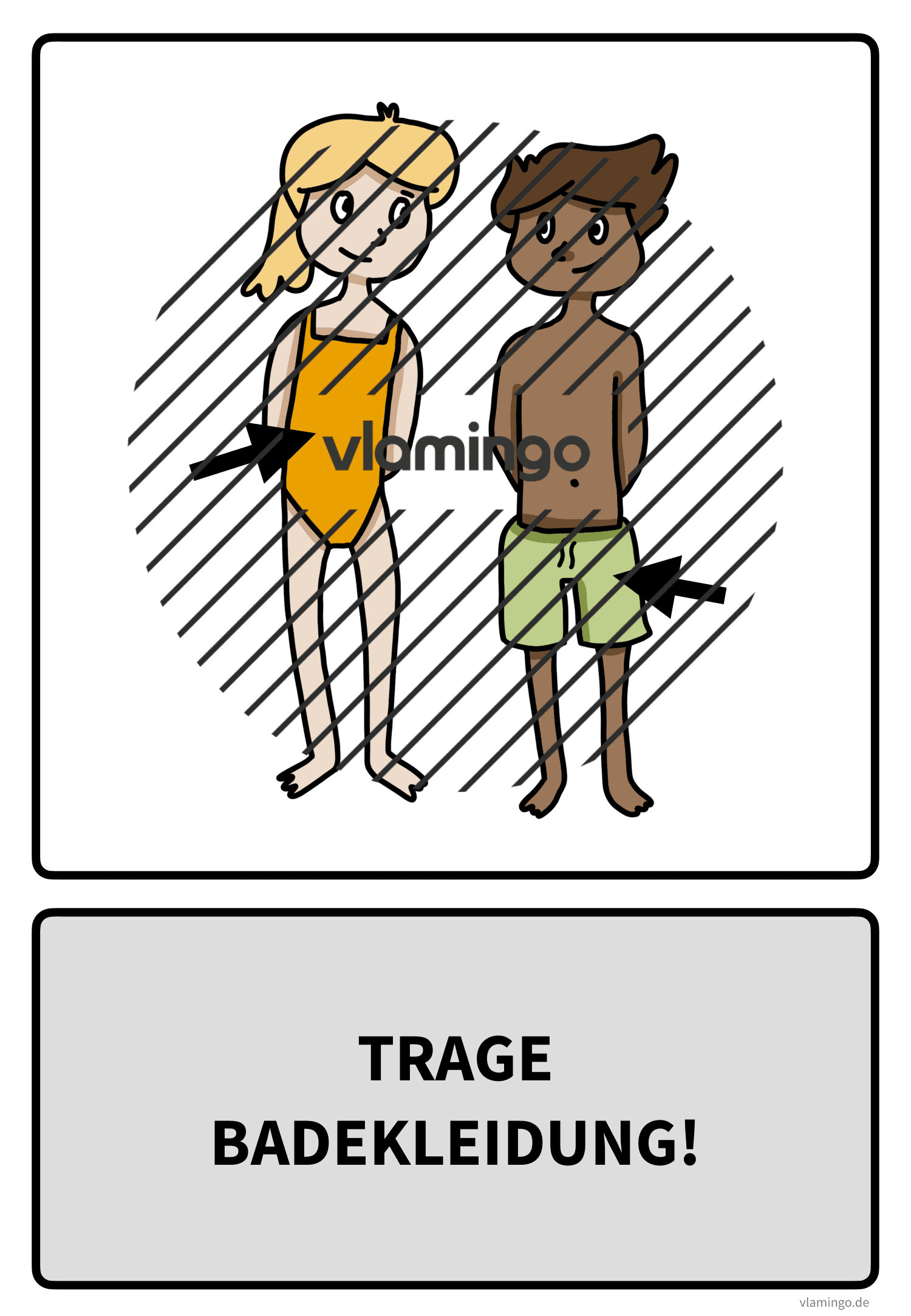 Baderegel - Trage Badekleidung Baderegel - Trage Badekleidung