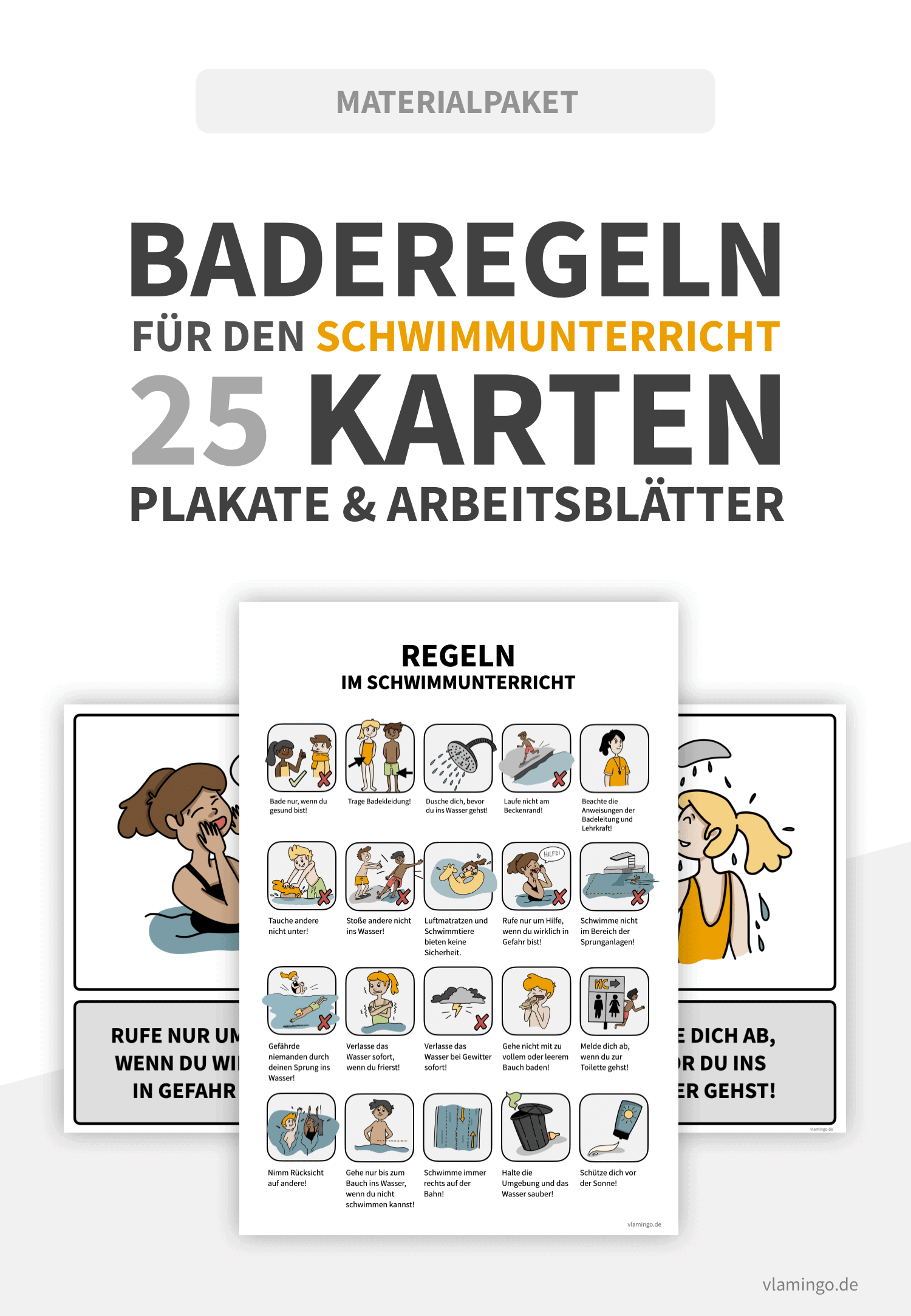 Baderegeln - Deckblatt