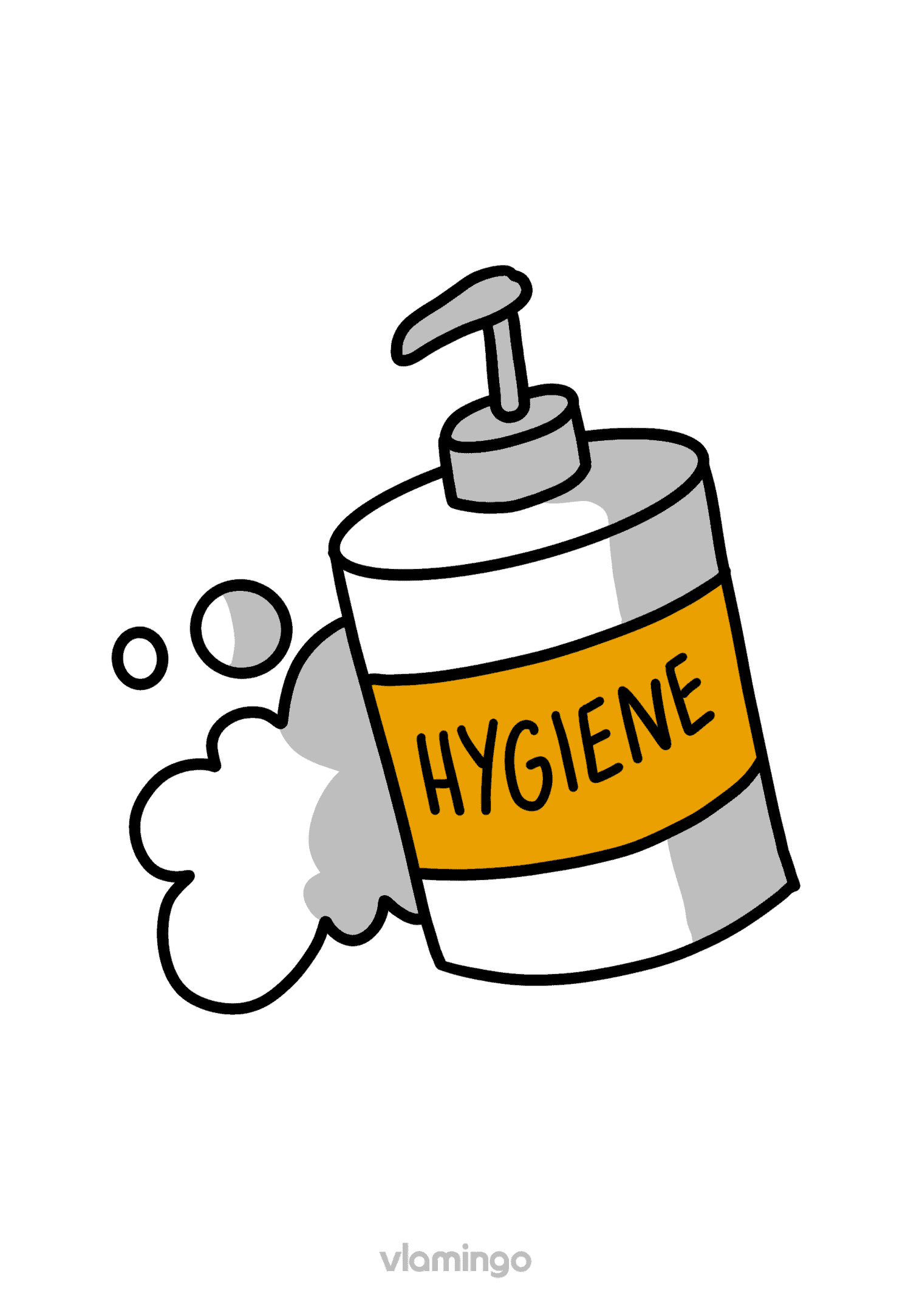 Fußgymnastik - Hygiene-Karte