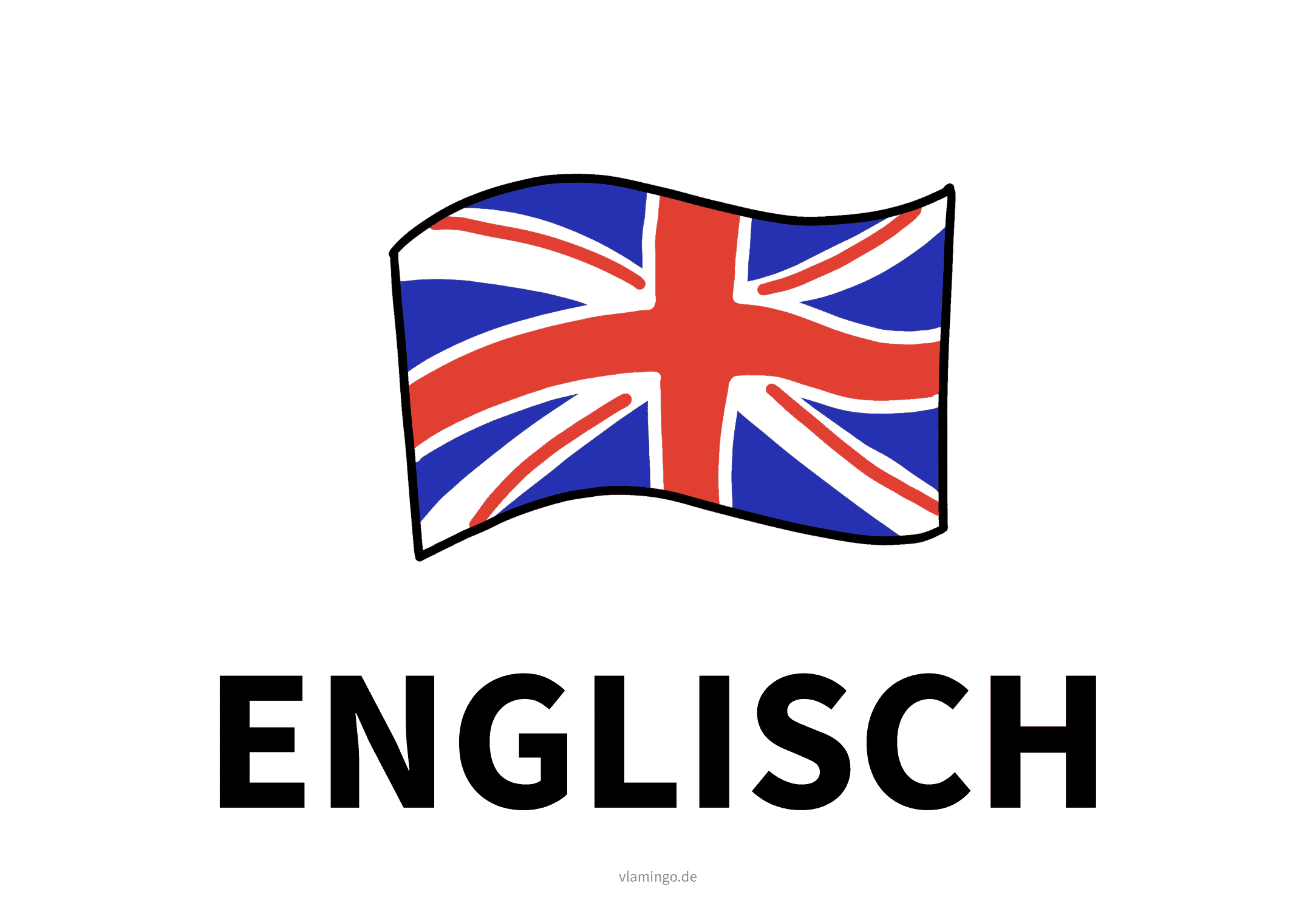 Unterrichtsfach - Englisch - Karte